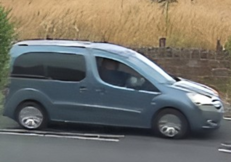 blue Citroen Berlingo