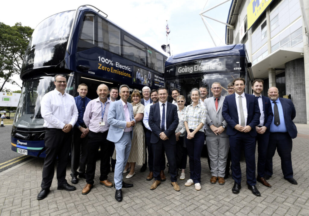 new Stagecoach East Midlands electric buses