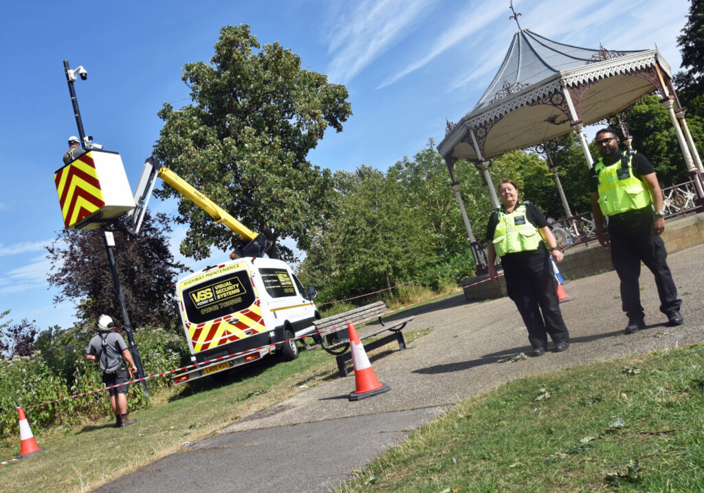 New CCTV cameras for Middlesbrough’s Albert Park.