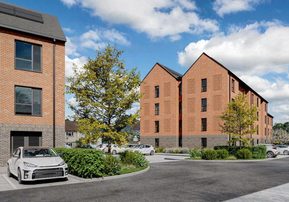 Computer-generated image showing how part of the housing development proposed for the former Kingsdale Court site in Seacroft