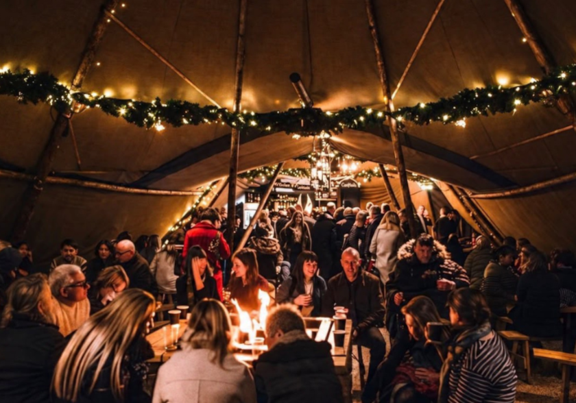 A festive tipi is coming to The Glass Works Square