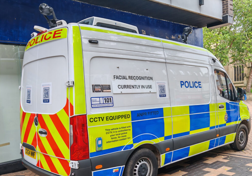 camera vans in Wakefield City Centre