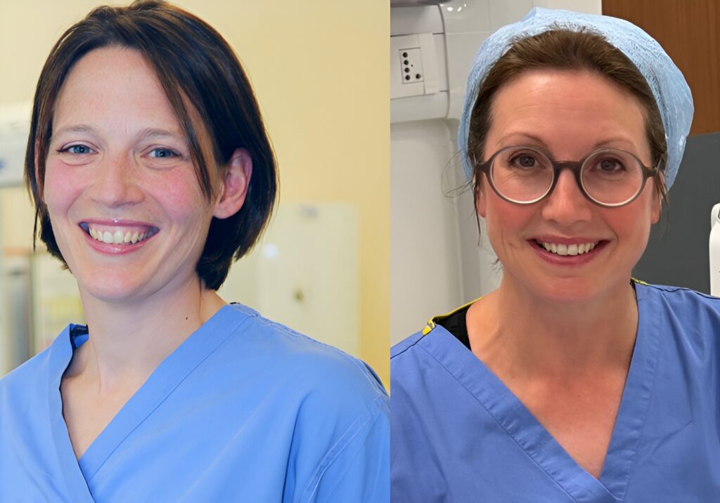 Dr Louise Savic (left) and Dr Caroline Thomas